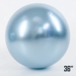 Giant 36" CHROME Balloon, Blue (1 pc.)