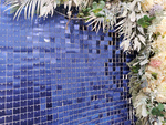 Sequin Panels Dark Blue Matte (30cm*30cm)