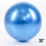 Giant 36" CHROME Balloon, Blue (1 pc.)