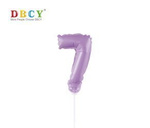 Number balloon on a stick "7" 