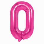 Foil Balloon Number "0" Pink (100cm.)