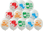 DINO Baby printed rubber balloons (12 pcs.)