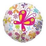 foil balloon Butterflies 18" (45cm.)