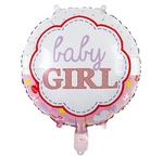 Baby Girl 18" (45cm) foil balloon.)