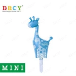 Mini Giraffe Blue Foil Balloon