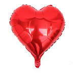 Red Foil Heart 18" (45cm.)