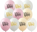 Bride printed rubber balloons (10 pcs.)