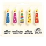 Colorful Birthday Candles - Set of 5 pieces