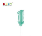 Number balloon on a stick "1" 