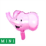 Foil Elephant Pink Balloon