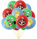 Rubber Balloons Mario Printed (12 pcs.)