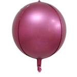 4D Maroon 18" (45cm) Foil Balloon.)