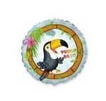 Toucan 18" (45cm) foil balloon, FLEXMETAL™