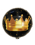 Gold Crown Foil Balloon 18" (45cm.)