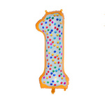 Foil Balloon Number "1" Cake (100cm.)