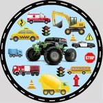 Paper plates Cars (10 pcs.)