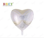 Bride and Groom 18" Foil Balloon (45cm.)