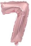 Balloon Number "7" Pink Gold (40cm) 