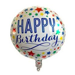 Happy Birthday 18" Foil Balloon (45cm.)
