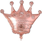 Foil Balloon Crown Pink Gold (75*70cm)