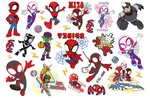 Spidey Tattoos for Kids (1 pc)