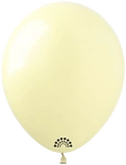 Premium SHOW 5 Inch Rubber Balloons, Light Yellow (020)
