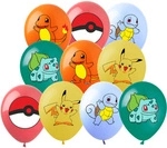 Pokemon printed rubber balloons (10 pcs.)
