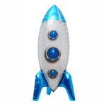 3D Foil Balloon Rocket (85cm*58cm)