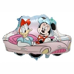 Foil balloon "Minnie and Daisy car" - 68×54 cm