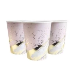 Pink Marble Paper Cups (10 pcs.)