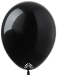 Premium SHOW Rubber Balloons 5 Inch, Black (077)
