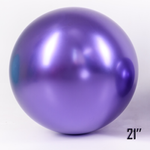 Giant 21" CHROME Balloon, Purple (1 pc.)