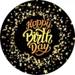 Happy Birthday Paper Plates (10 pcs.)