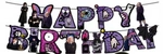 Paper Garland Happy Birthday Wednesday (1 pc)