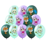 Set of balloons with Labub theme (12 pcs.) 