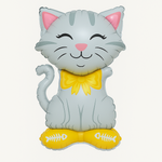 Foil balloon in the shape of a cat 60"42 cm