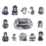 Birthday toppers "Wednesday" - Dark Elegance on your Cake (12+1)