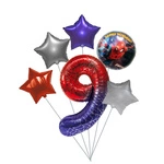 Spider Man 9th Birthday Balloon Set