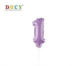 Number balloon on a stick "1" 