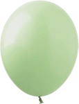 Premium SHOW 5 Inch Rubber Balloons, Green Sky (086)