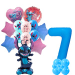 Lilo & Stitch paper plates - 10 pcs. | Stitch and Angel theme