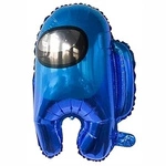 Foil Balloon 55cm. Among US, Human Blue