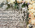 Sequin Panels Diamond Silver £M (30cm*30cm)
