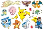 Pokemon tattoos for kids, Pikachu (1 pc)