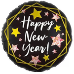 Happy New Year 18" (45cm) foil balloon.)