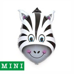 Mini Zebra Foil Balloon