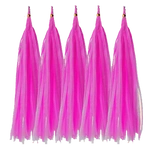 Raspberry Balloon Tail, Tassel (5pcs)