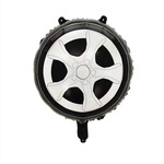 Foil balloon in the shape of a car tire 18" (45cm.)
