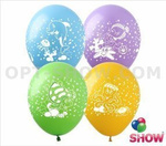 Printed rubber balloons Animals (10 pcs.)