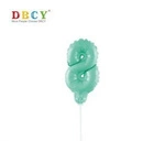 Number balloon on a stick "8" 